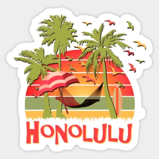 Honolulu Sticker